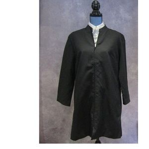 NWT Beauty Boutique Hairstylist Jacket Black Zip M